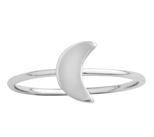 Crescent Moon Ring (plain)